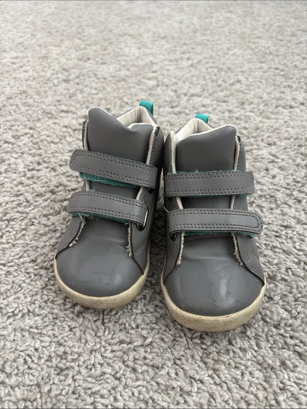 Ten Little Toddlers High Top Sneakers in Grey